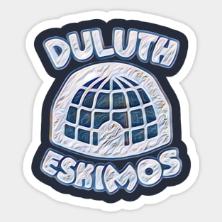 Duluth Eskimos Football Sticker